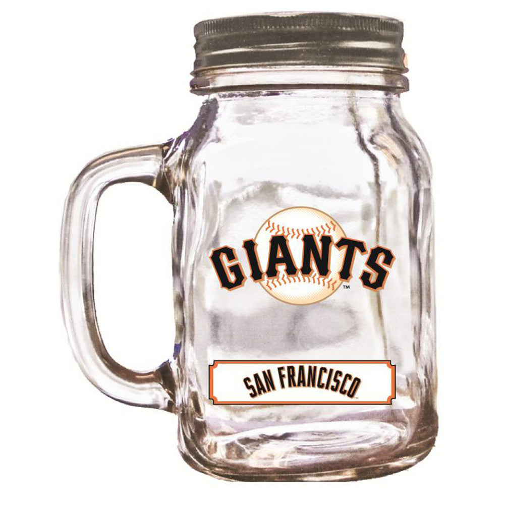 Duckhouse 16 Ounce Mason Jar - San Francisco Giants
