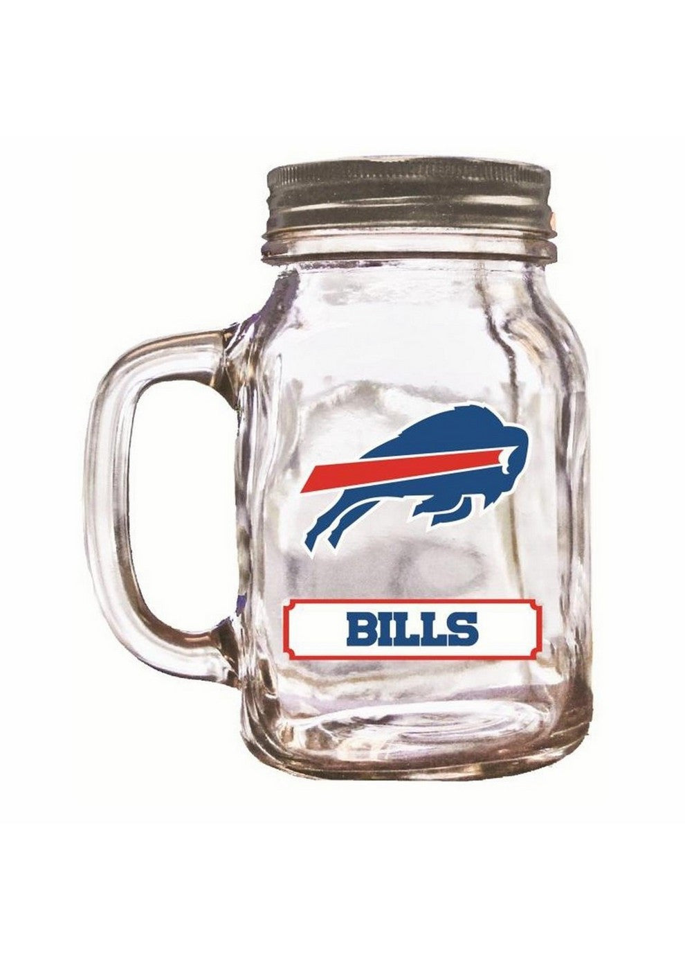 Duckhouse 16 Ounce Mason Jar - Buffalo Bills