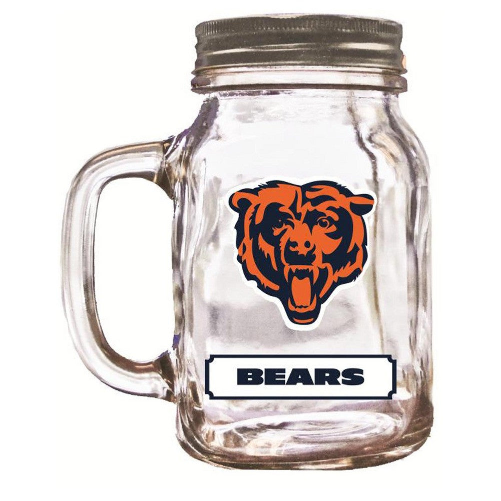 Duckhouse 16 Ounce Mason Jar - Chicago Bears