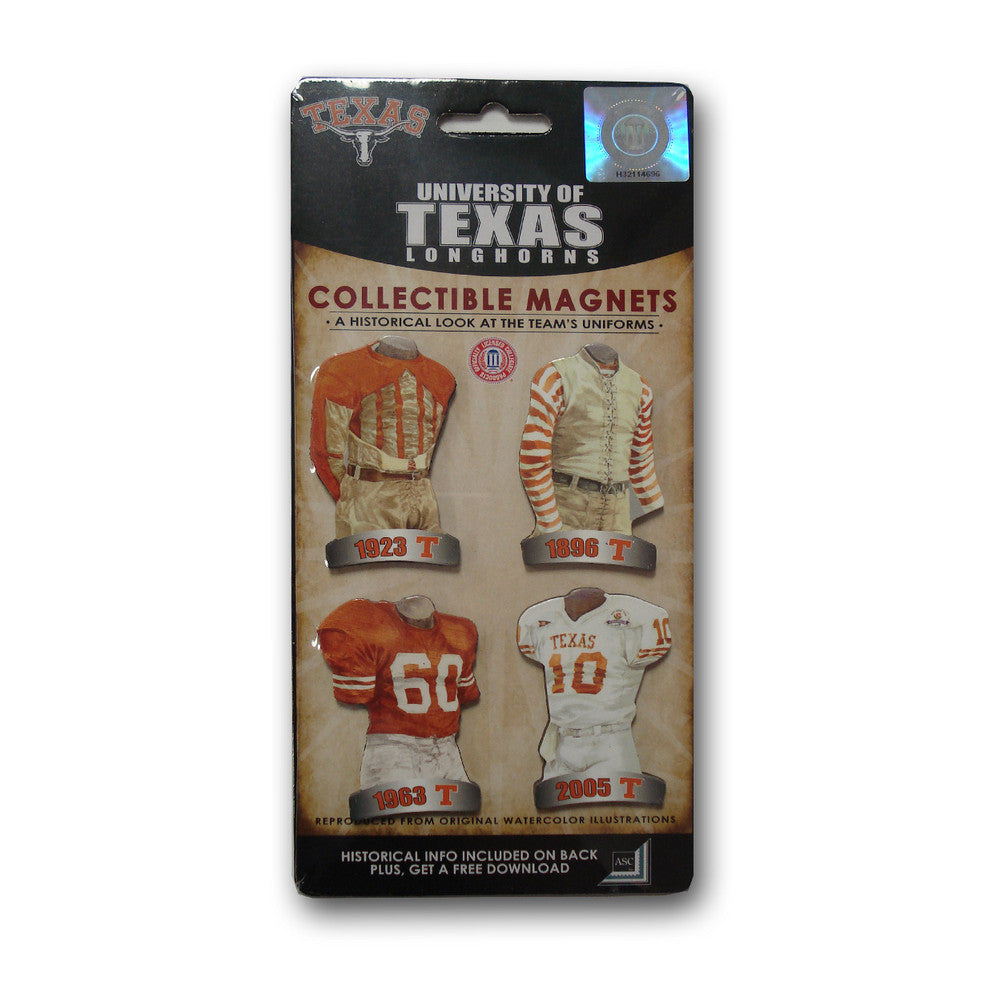 4 Pack Uniform Magnet Set - Ncaa - Texas State University