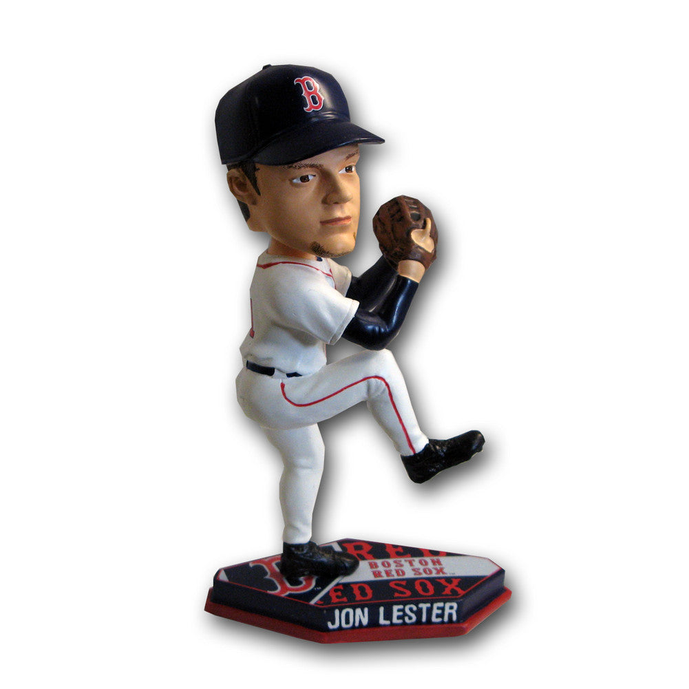 2011 Forever Mlb Plate Base Bobblehead - Boston Red Sox - Jon Lester