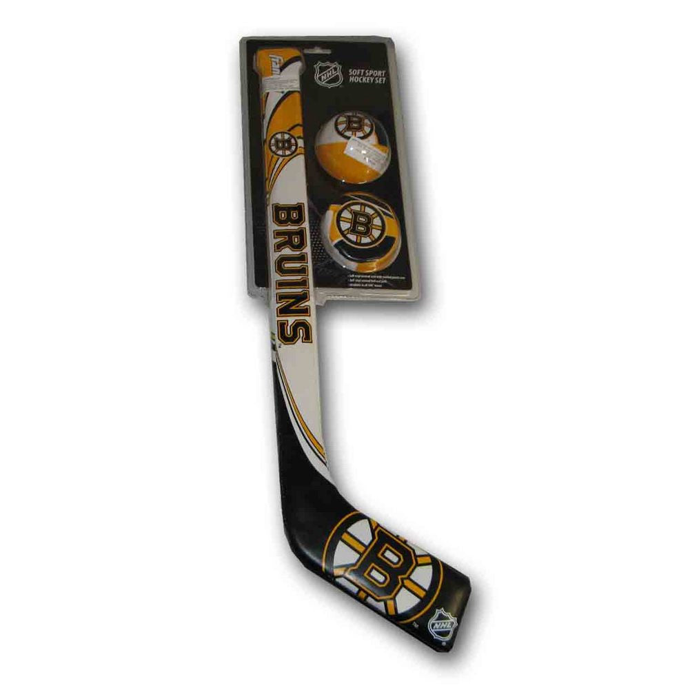 Frank Softee Hockey Stick Set - Boston Bruins