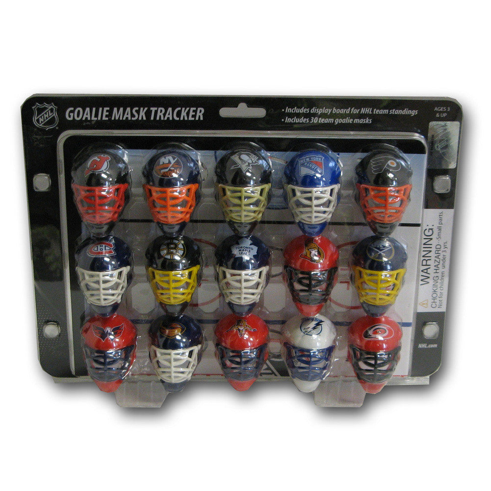Nhl Mini Goalie Mask Tracker/standings Board