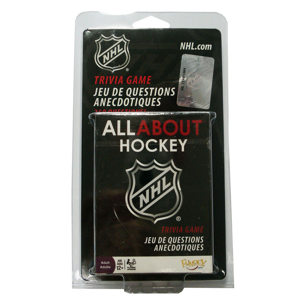 All About Trivia Card Game - Nhl