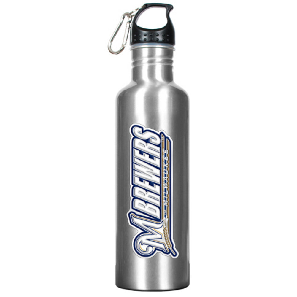 Stainless Steel Water Bottle - Milwaukee Brewers
