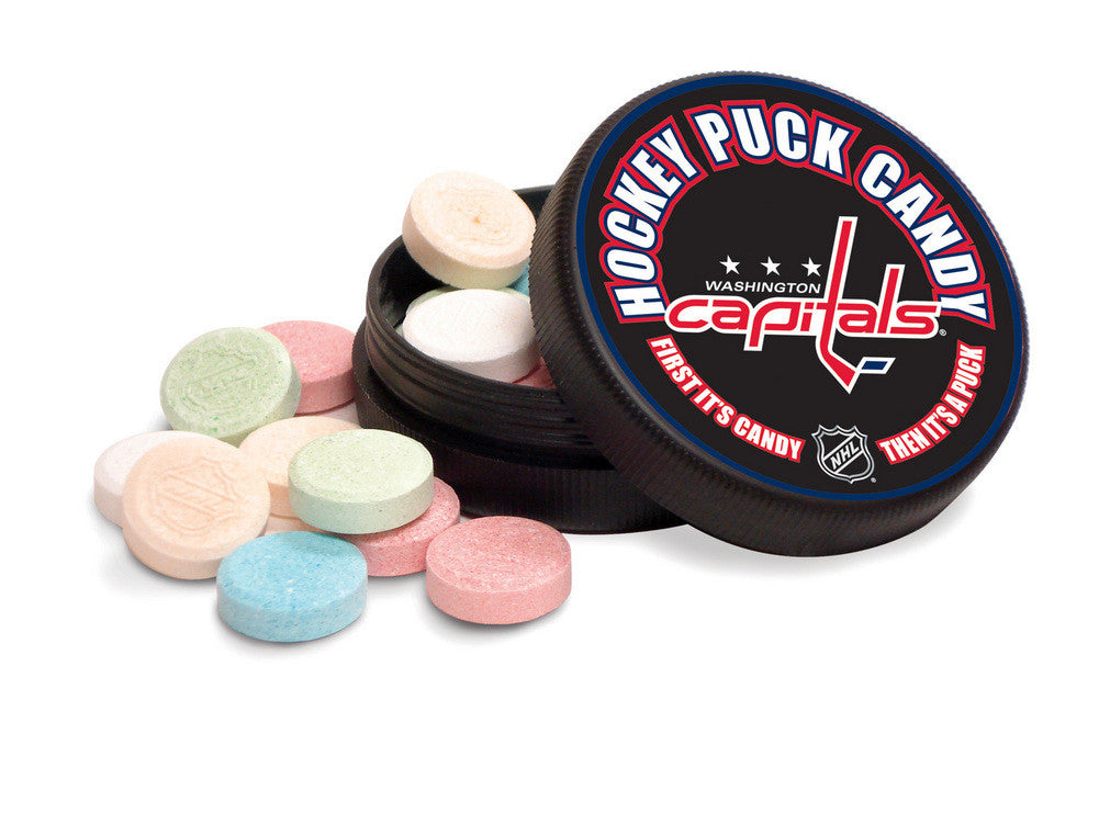 Nhl Washington Capitals Hockey Puck Candy (display Of 12)