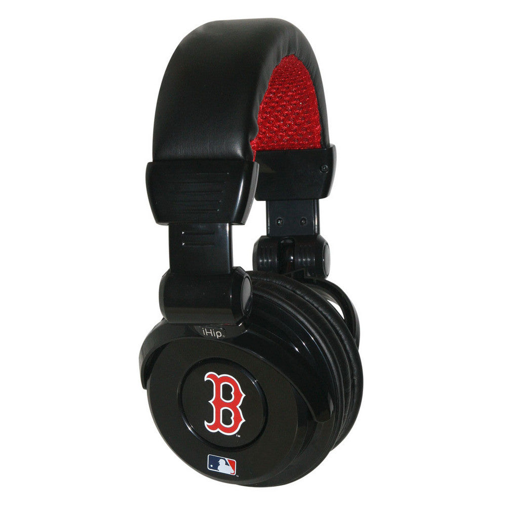 Ihip Mlb Pro Dj Headphones With Microphone - Boston Red Sox