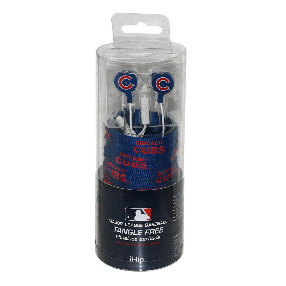Shoelace Earbuds - Chicago Cubs