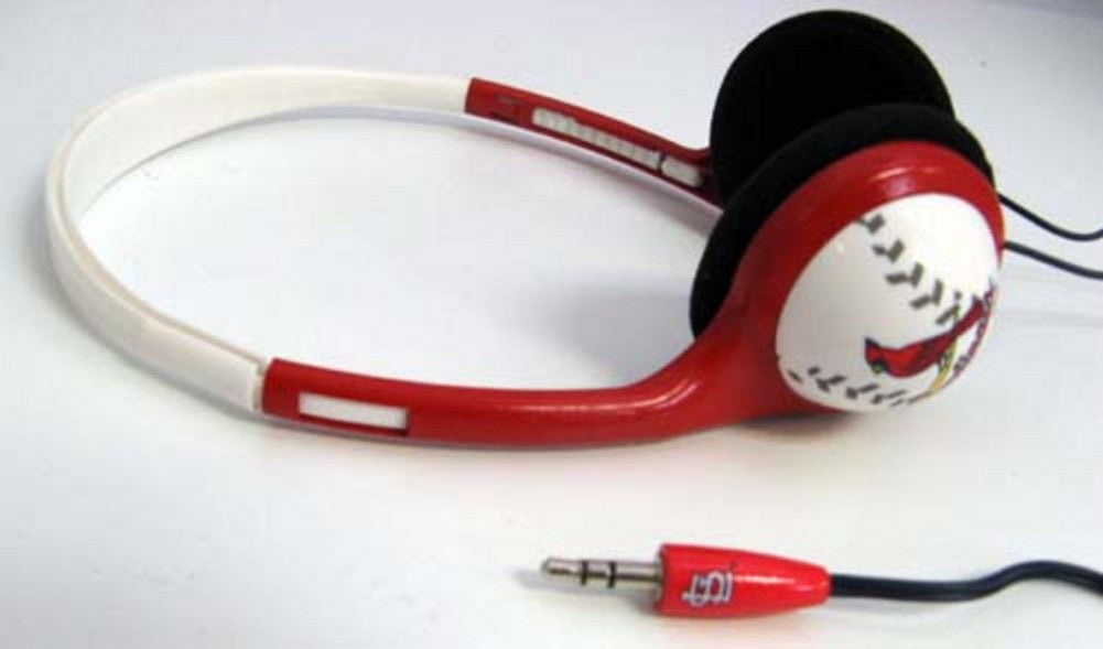 Logo Baseball Over The Head Headphones - St. Louis Cardinals