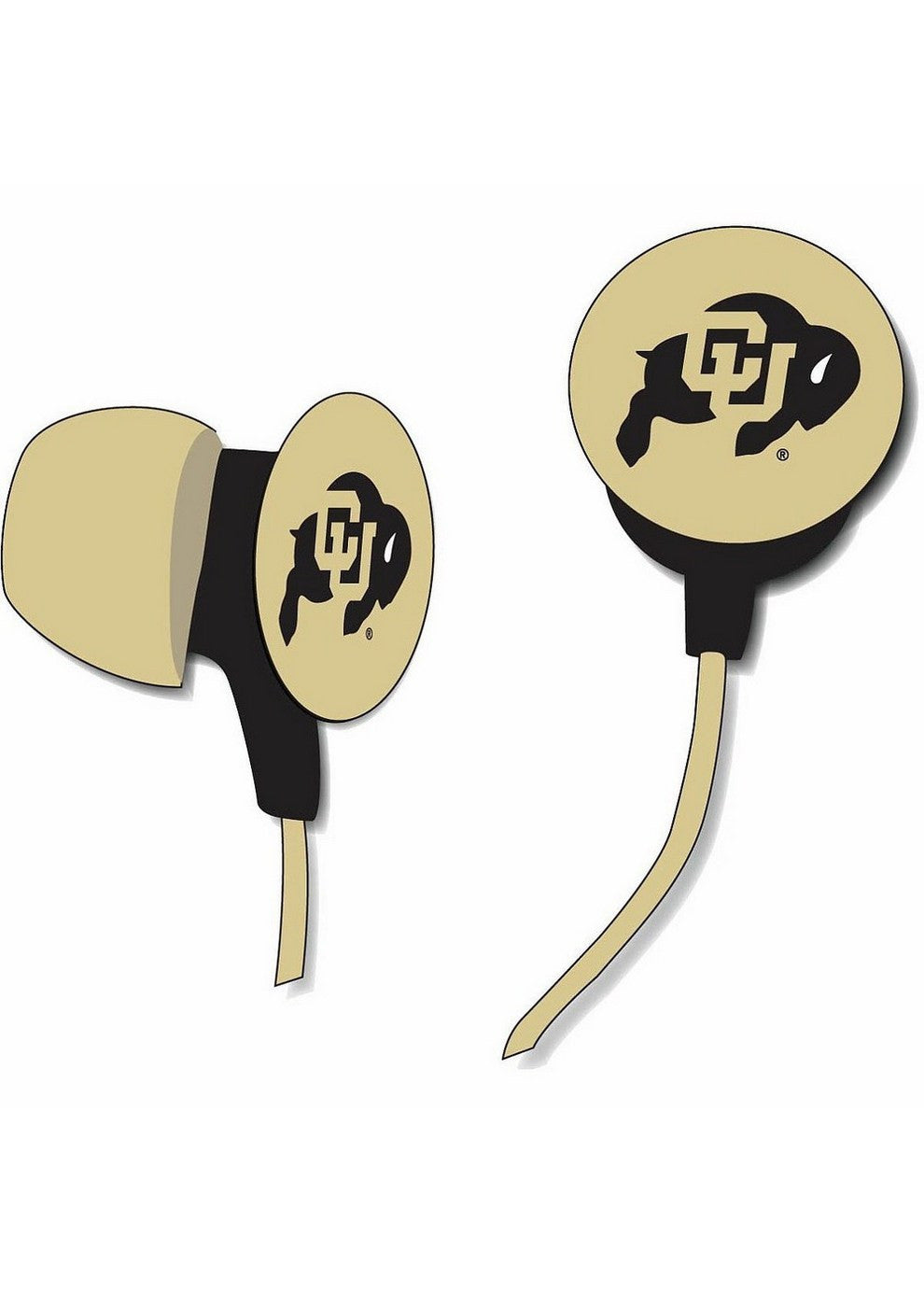 Logo Earbuds - Colorado Buffalos