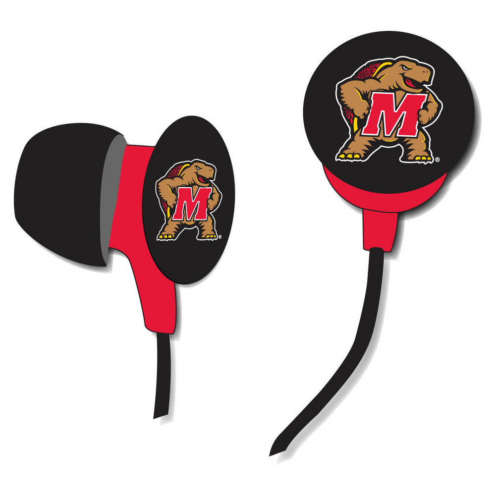 Logo Earbuds - Maryland Terrapins