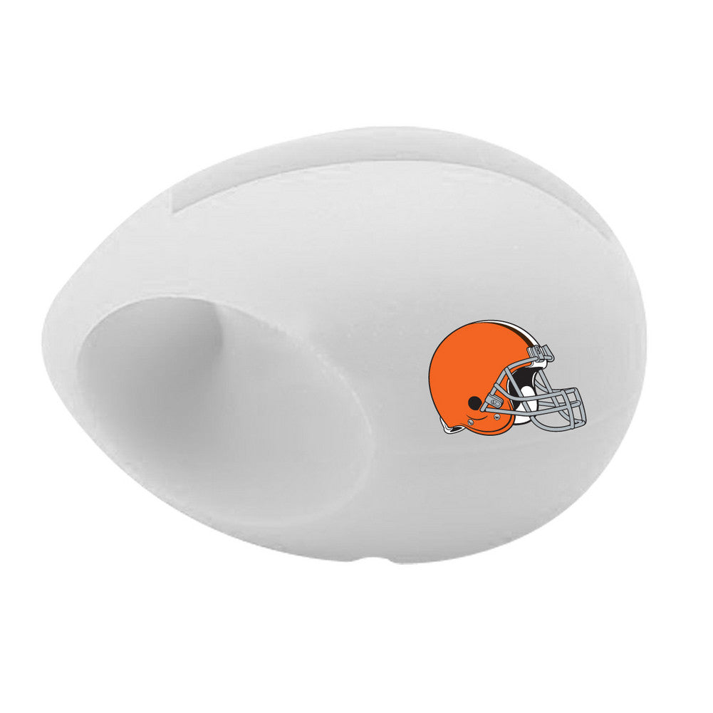 Ihip Silicone Egg Speaker And Amp With Stand - Cleveland Browns