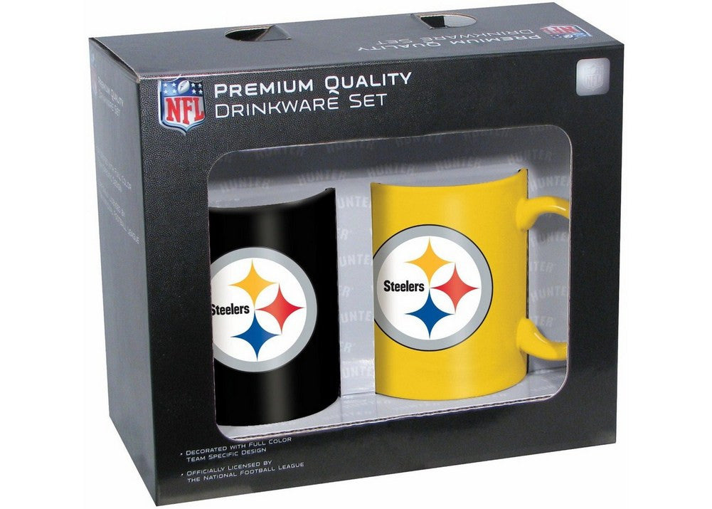 Hunter 2 Pack Coffee Mug - Pitsburgh Steelers