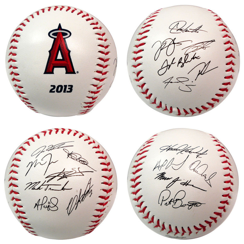 2013 Team Roster Signature Ball - Los Angeles Angels