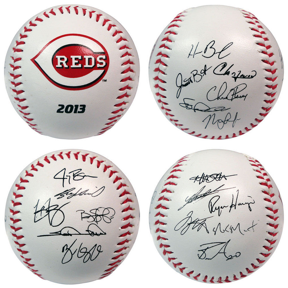 2013 Team Roster Signature Ball - Cincinnati Reds