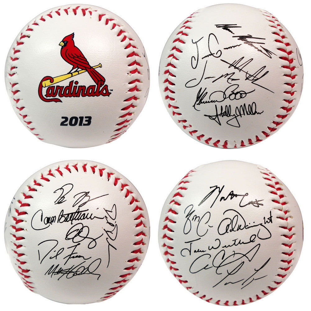 2013 Team Roster Signature Ball - Saint Louis Cardinals