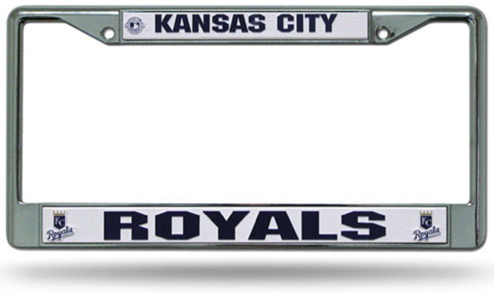 Chrome License Plate Frame - Kansas City Royals