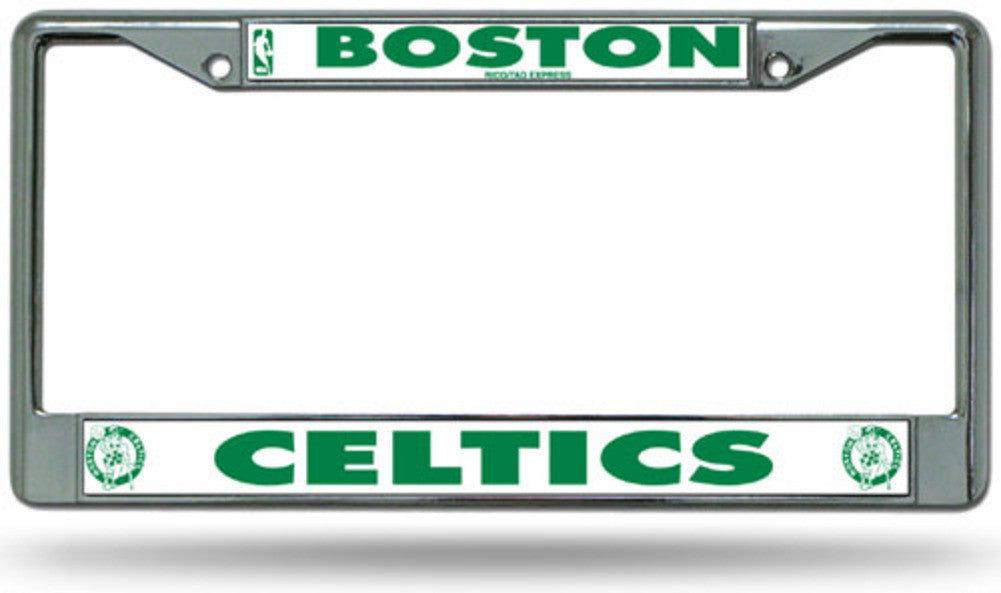 Chrome License Plate Frame - Boston Celtics