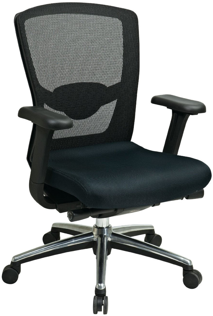 Pro-line Ii 511343at Executive Black Progrid¨ Back Chair