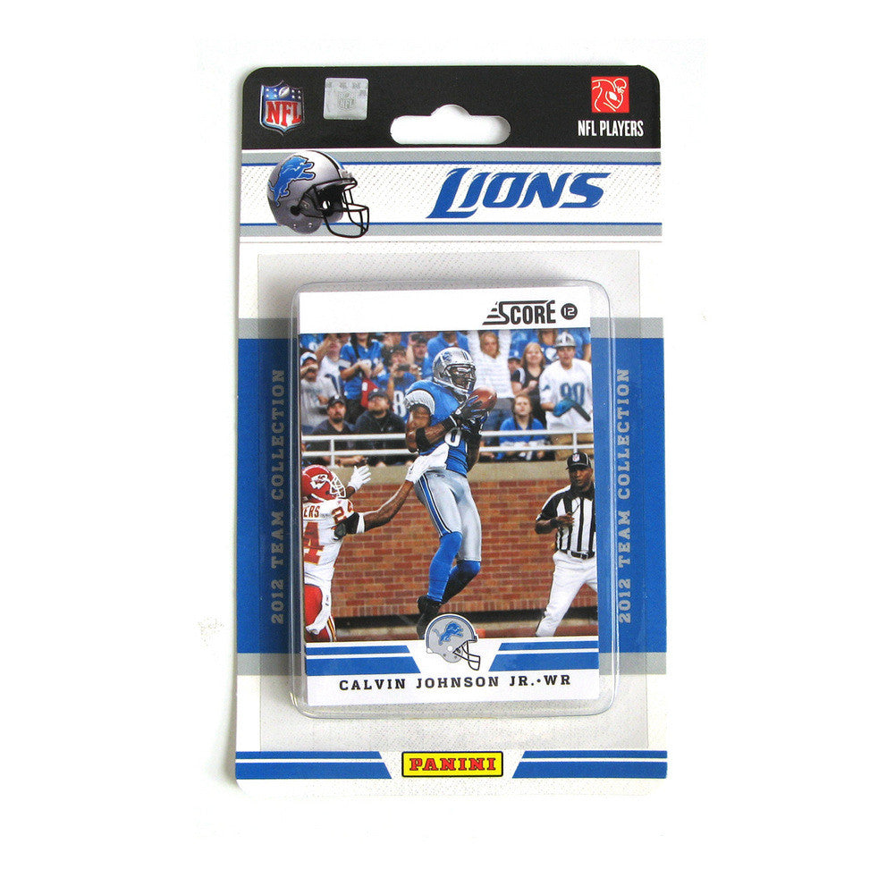 2012 Score Nfl Team Set - Detroit Lions