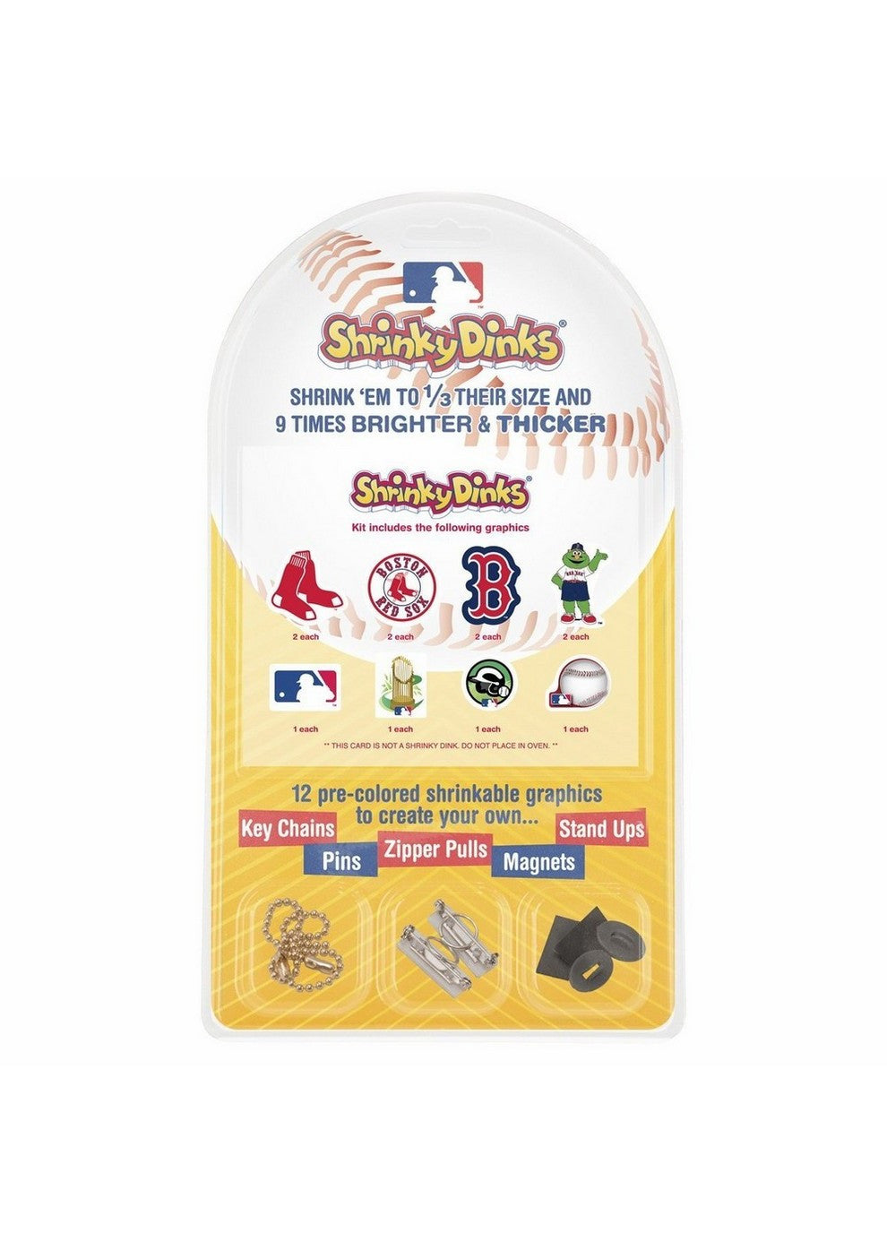 Boston Red Sox Shrinky Dinks