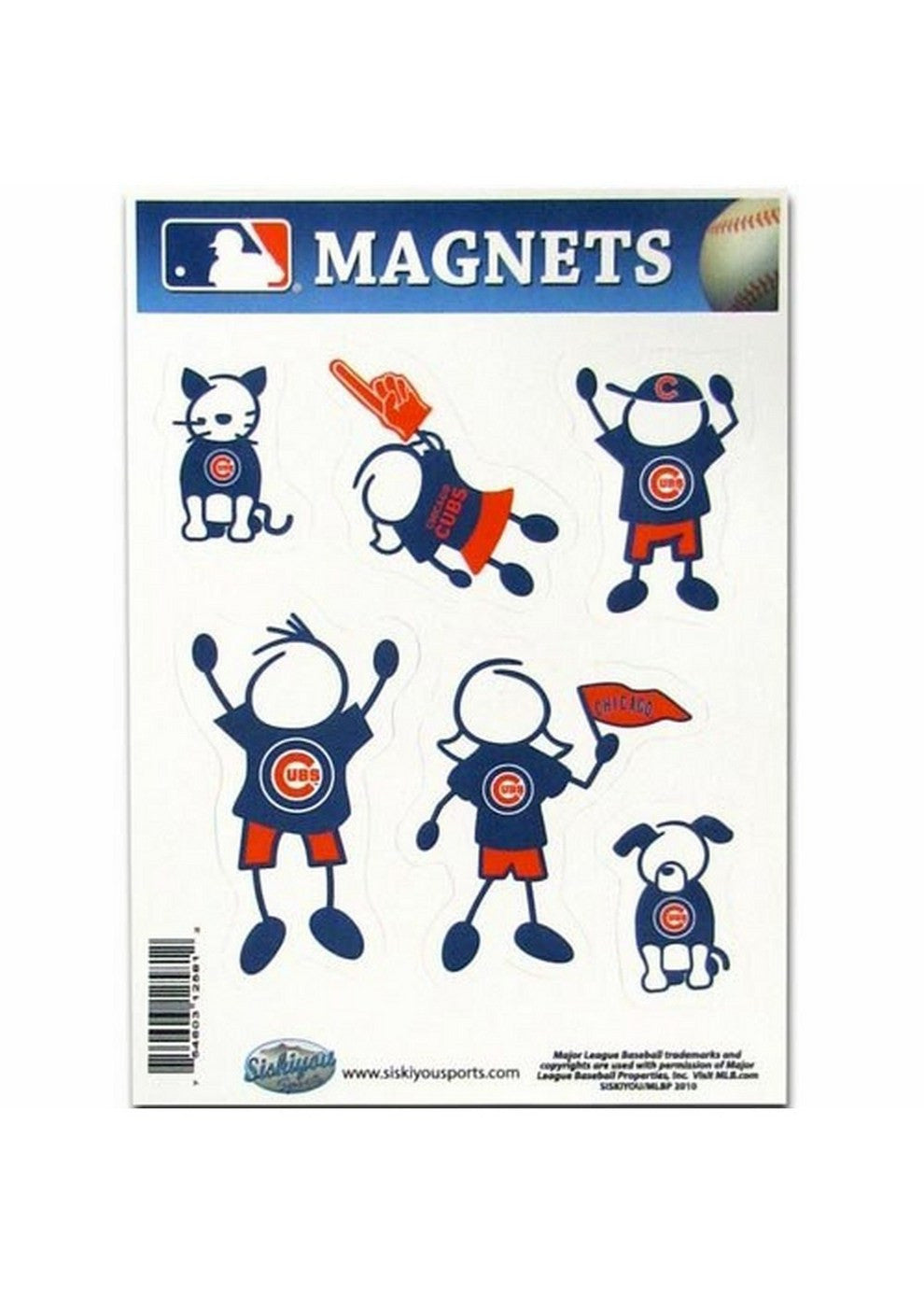 Family Magnets - Chicago Cubs