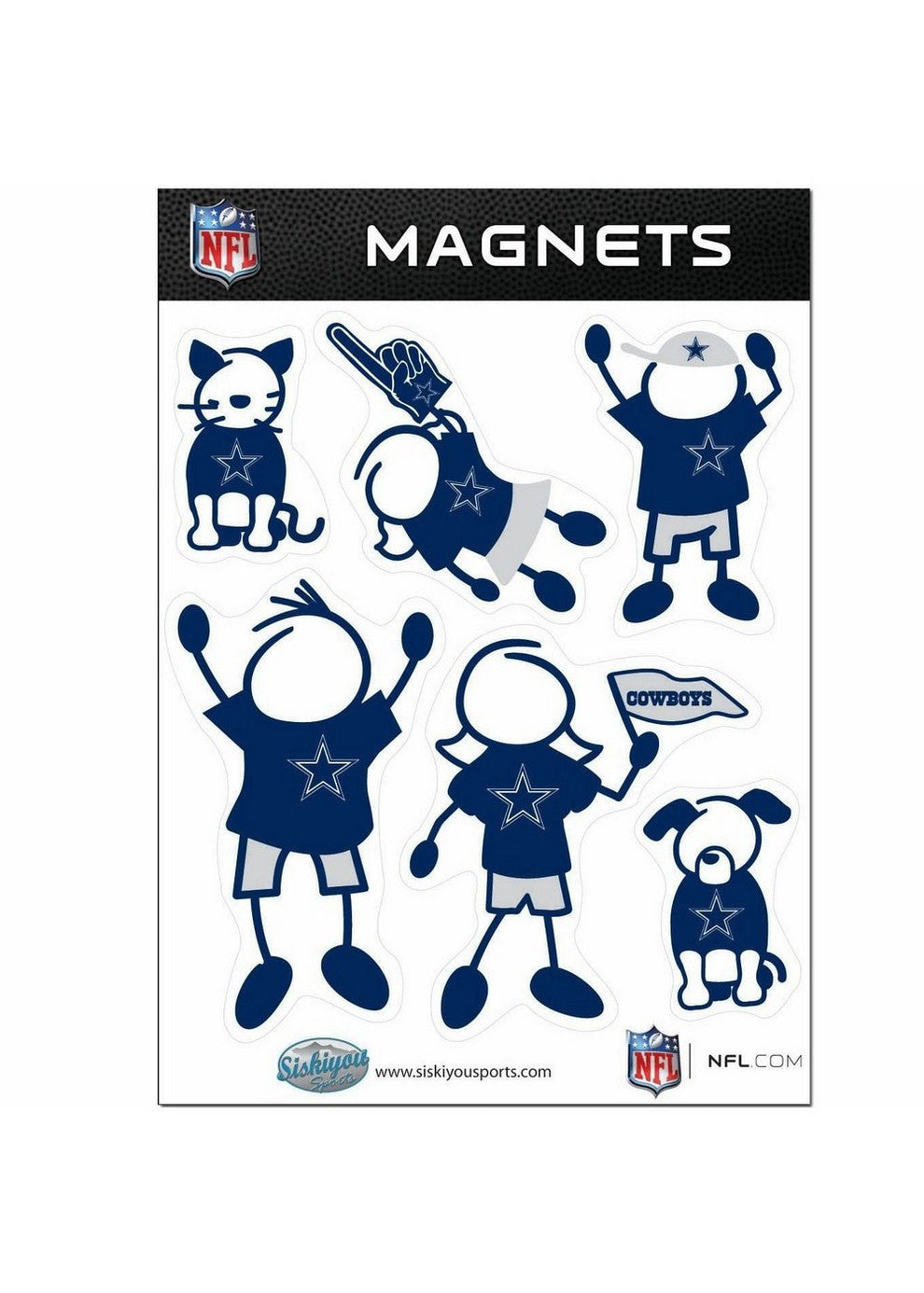Family Magnets - Dallas Cowboys