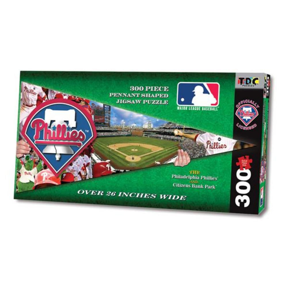 Mlb Pennant Shaped Puzzle - Phillies