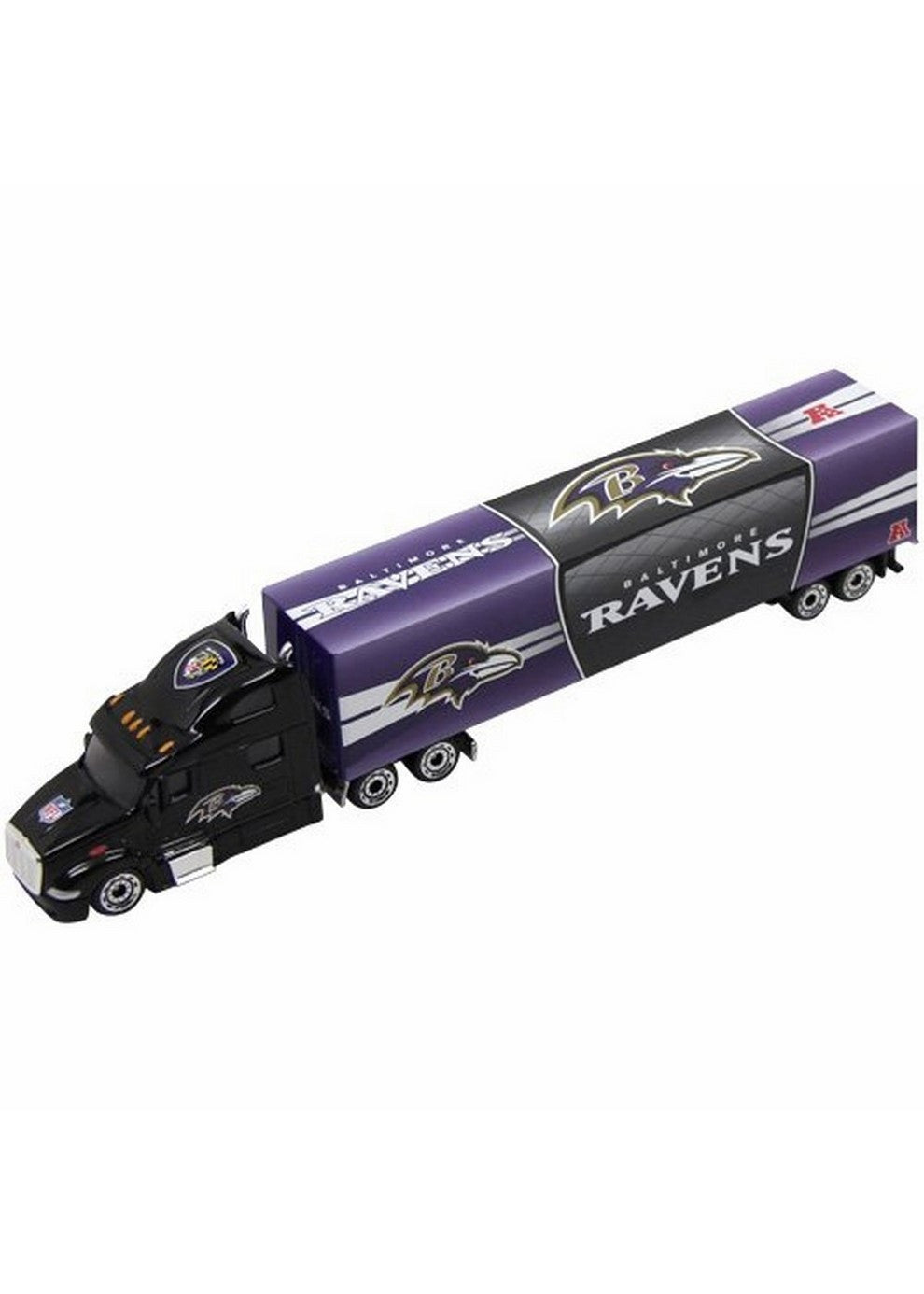 2012 Tractor Trailer 1:80 Scale Diecast - Baltimore Ravens