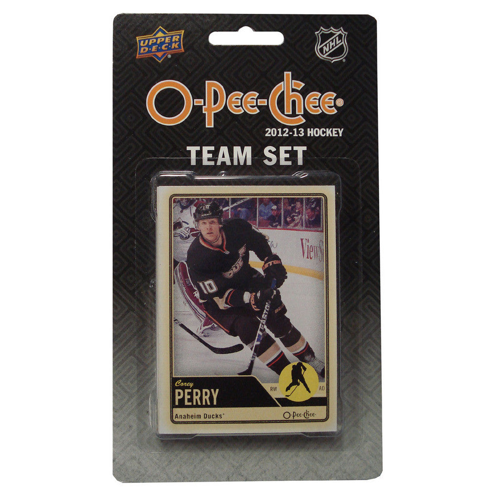 2012/13 Upper Deck O-pee-chee Team Card Set (17 Cards) - Anaheim Mighty Ducks