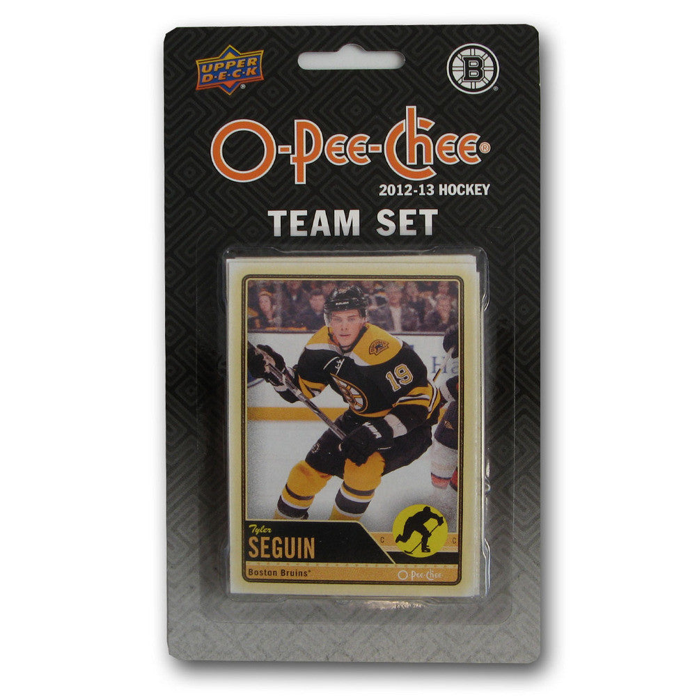 2012/13 Upper Deck O-pee-chee Team Card Set (17 Cards) - Boston Bruins