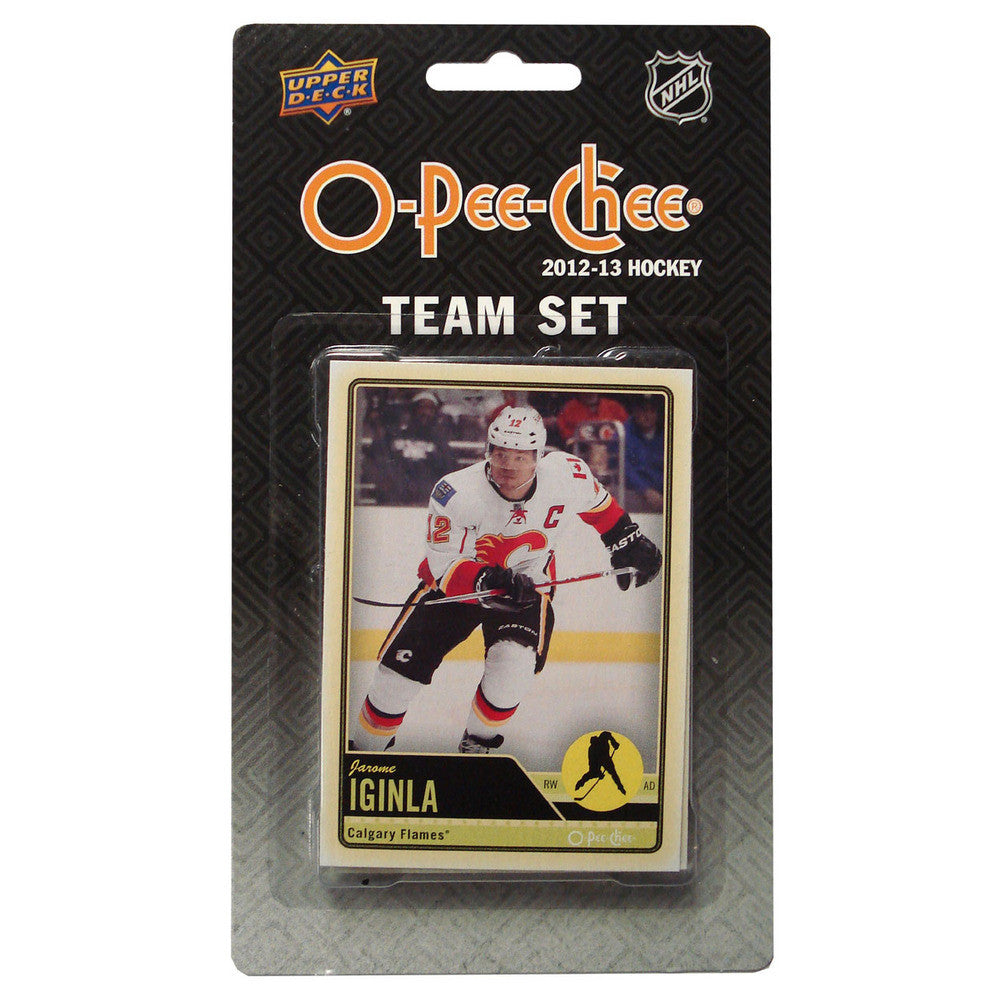 2012/13 Upper Deck O-pee-chee Team Card Set (17 Cards) - Calgary Flames