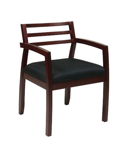 Osp Furniture Nap91mah-3 Napa Mahogany Guest Chair With Wood Back (1-pack)