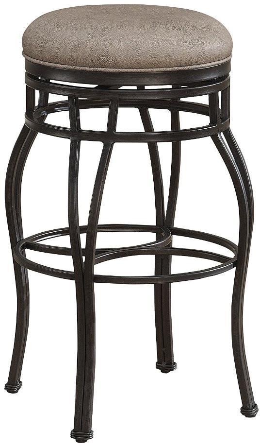 American Heritage Billiards 126112 Bella Backless Counter Height Stool In Aged Sienna