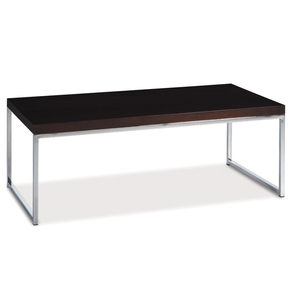 Office Star Ave Six Wst12 Wall Street Coffee Table In Espresso