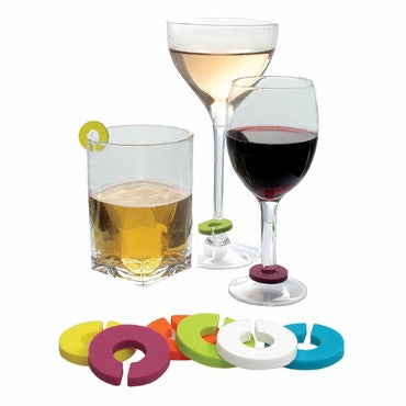 Epicureanist Ep-charms1 Multicolor Wine Glass Charms