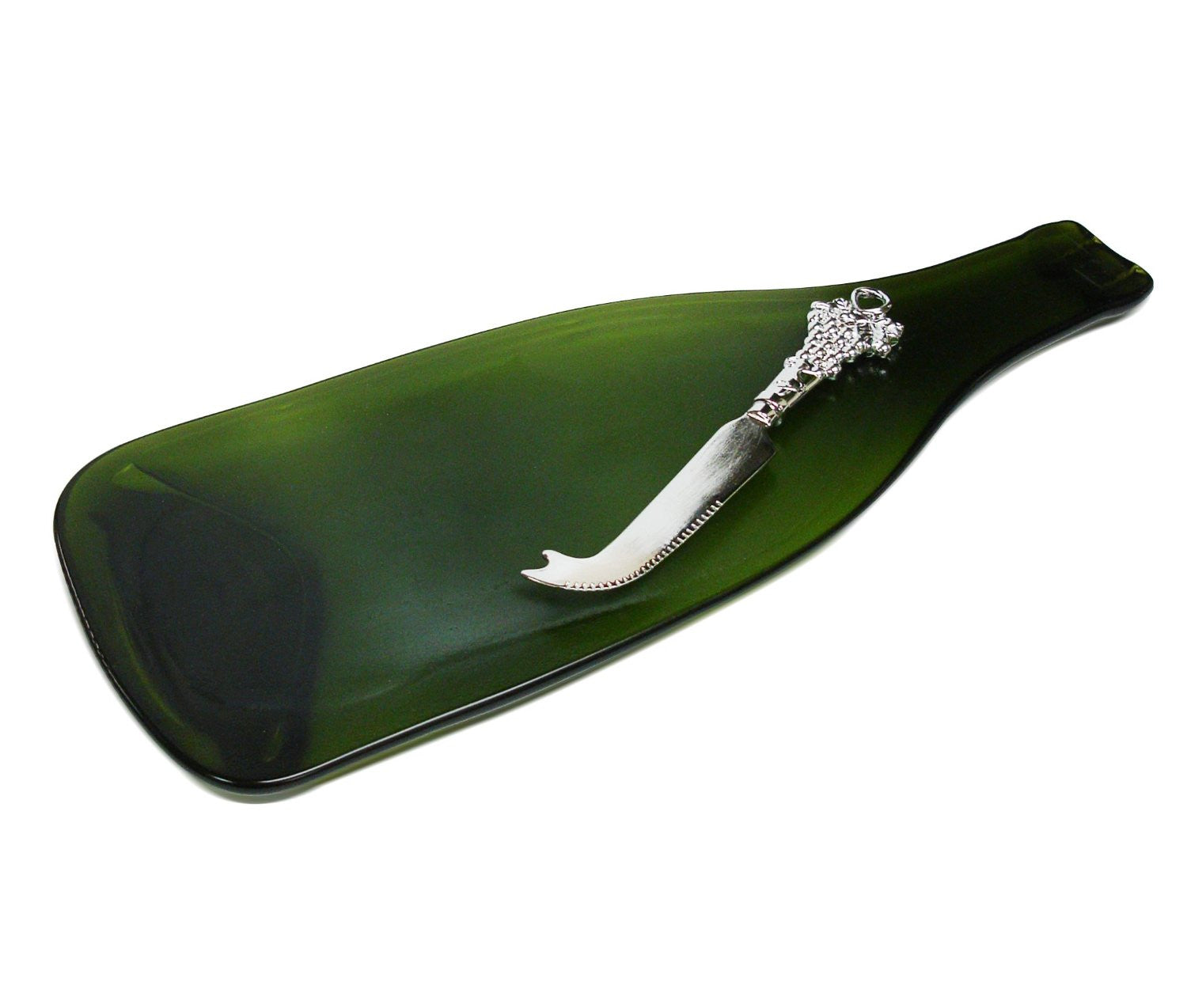 Epicureanist Ep-chwbt01 Wine Bottle Cheese Board & Knife