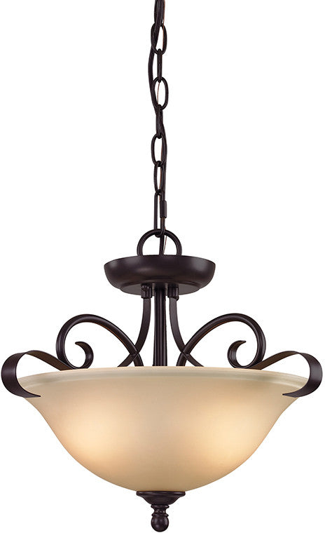 Cornerstone 1002cs/10 Brighton 2 Light Convertible In Oil Rubbed Bronze