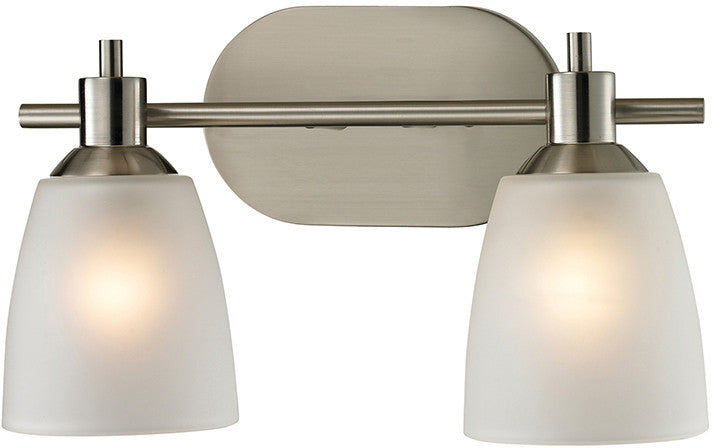 Cornerstone 1302bb/20 Jackson 2 Light Bath Bar In Brushed Nickel