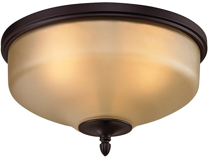 Cornerstone 1303fm/10 Jackson 2 Light Flush Mount In Oil Rubbed Bronze