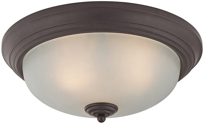 Cornerstone 7023fm/10 3 Light Flush Mount In Oil Rubbed Bronze