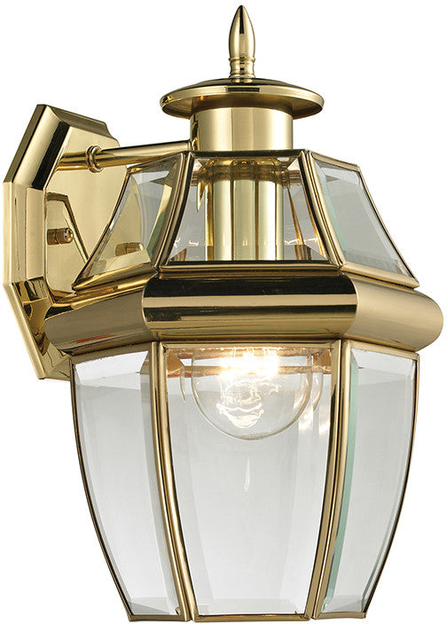 Cornerstone 8601ew/85 Ashford 1 Light Exterior Coach Lantern In Antique Brass