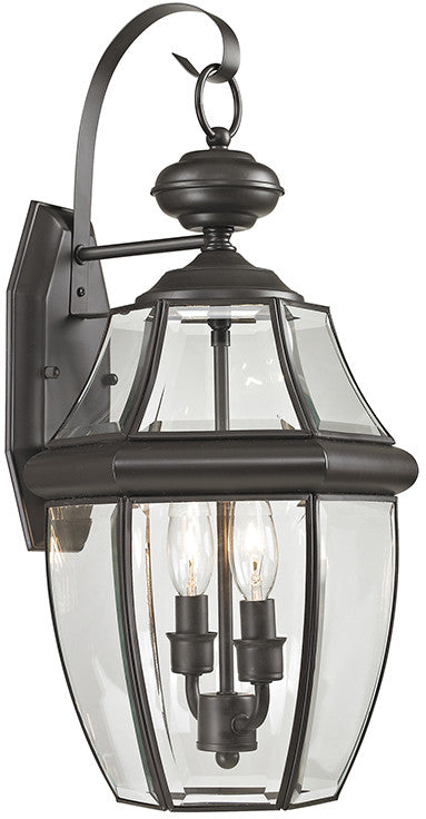 Cornerstone 8602ew/75 Ashford 2 Light Exterior Coach Lantern In Oil Rubbed Bronze