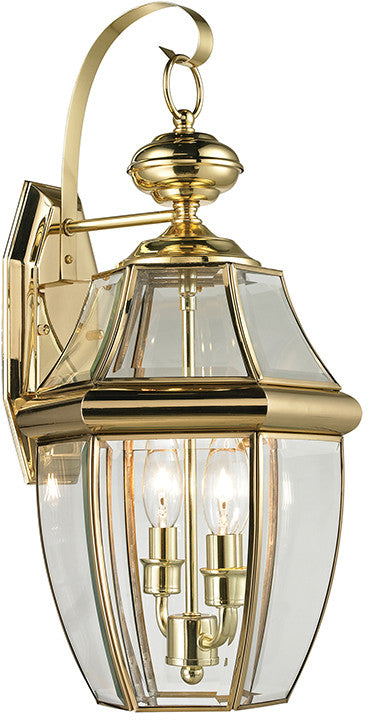 Cornerstone 8602ew/85 Ashford 2 Light Exterior Coach Lantern In Antique Brass