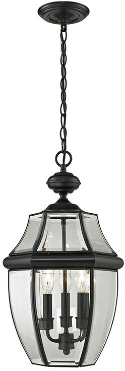 Cornerstone 8603eh/60 Ashford 3 Light Exterior Hanging Lantern In Black