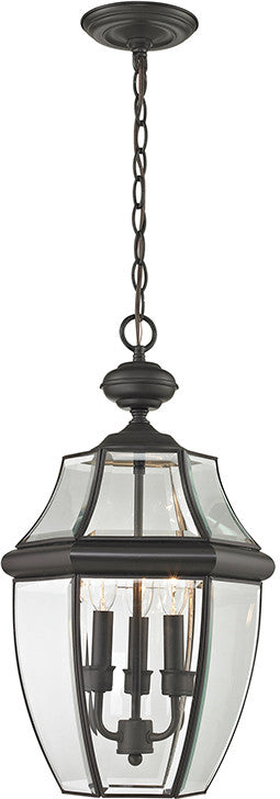 Cornerstone 8603eh/75 Ashford 3 Light Exterior Hanging Lantern In Oil Rubbed Bronze
