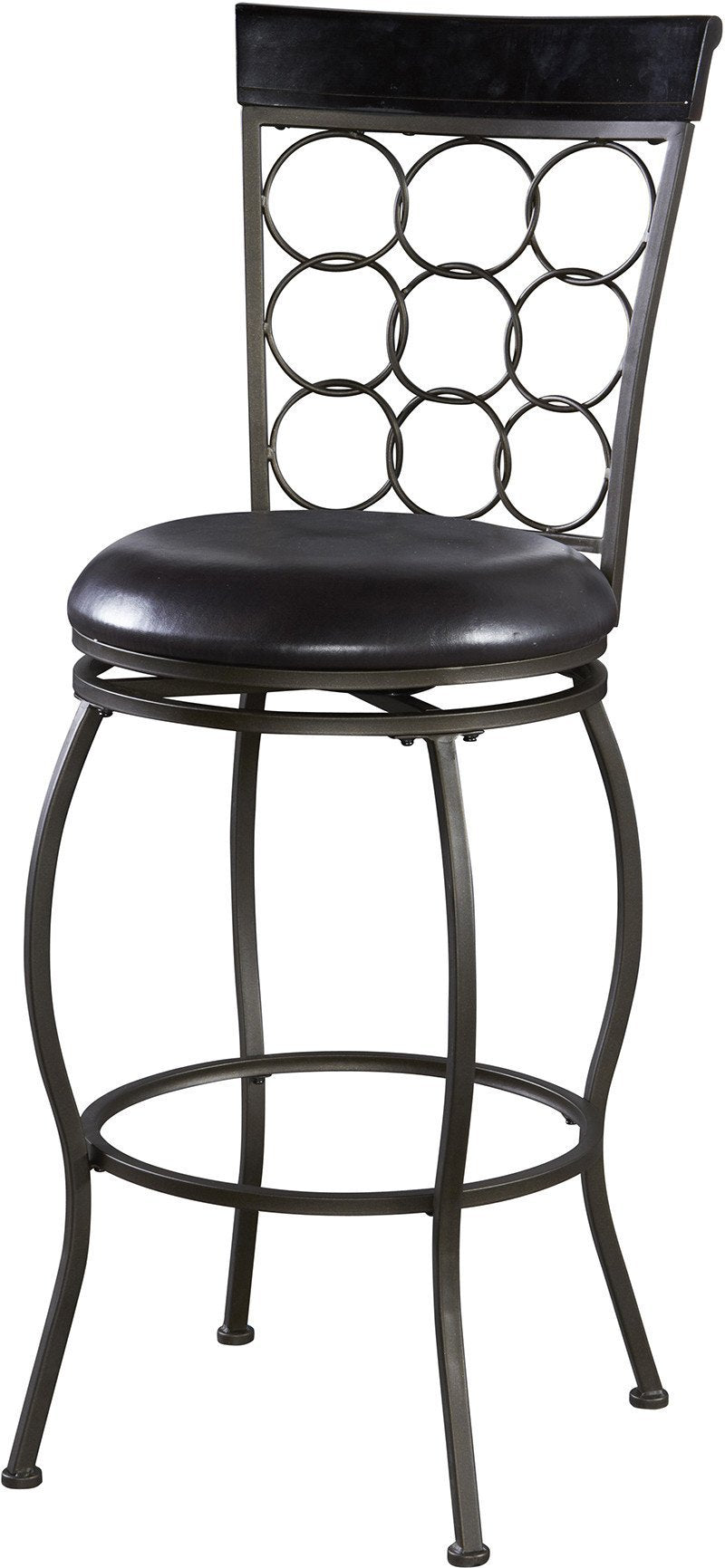 Linon 03275mtl-01-kd-u Catalona Stool