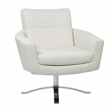 Ave Six Nva51-w32 Nova Chair With White Faux Leather By Ave 6