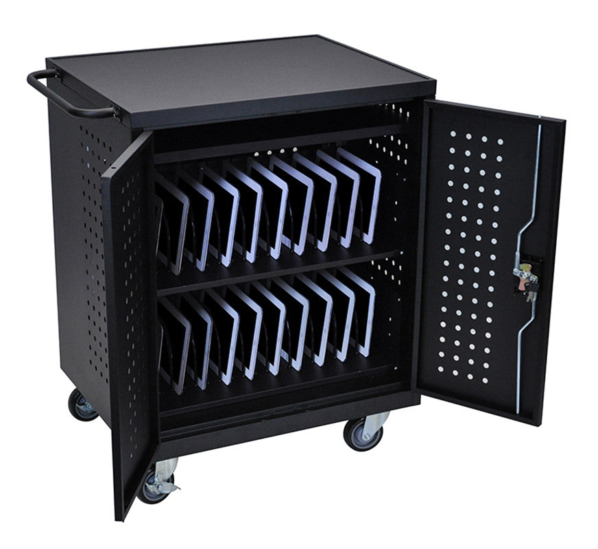 Luxor Lltm42-b Luxor Black 42 Computer Tablet Charging Cart