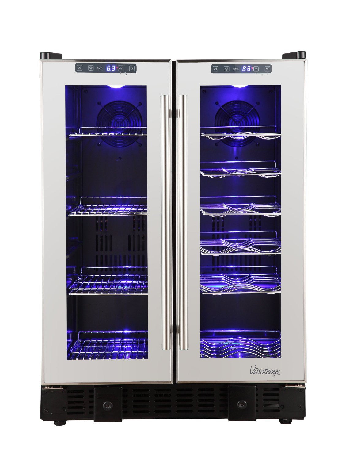 Vinotemp Vt-36ts-sm 36-bottle Touch Screen Mirrored Wine & Beverage Cooler